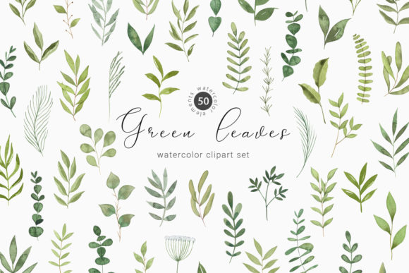 Breathe Life into Projects with Watercolor Greenery