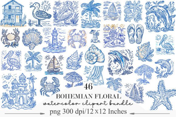 Bring a Breezy Coastal Vibe to Any Project with This Art Set